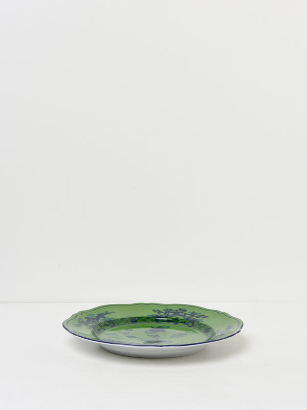 Oriente Italiano Flat dinner plate_MALACHITE